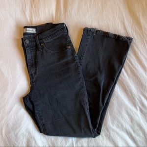 Madewell Cali-Demi Boot Jeans in Berkeley Black
